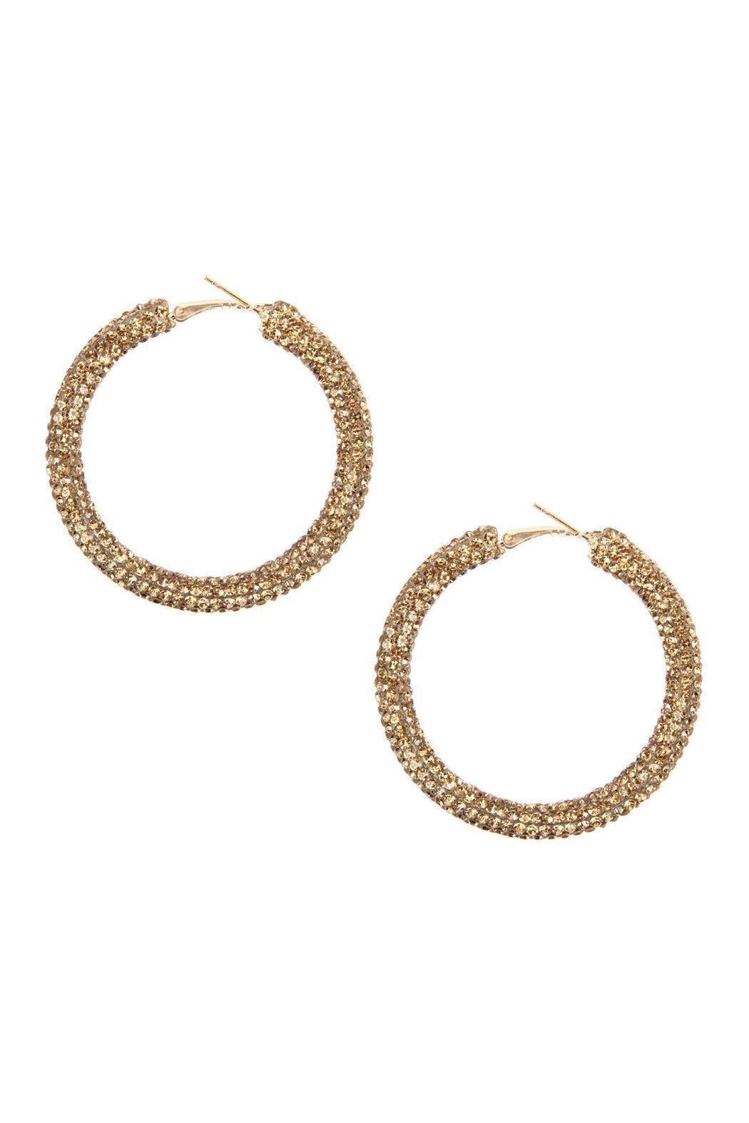 Rhinestone Hoops