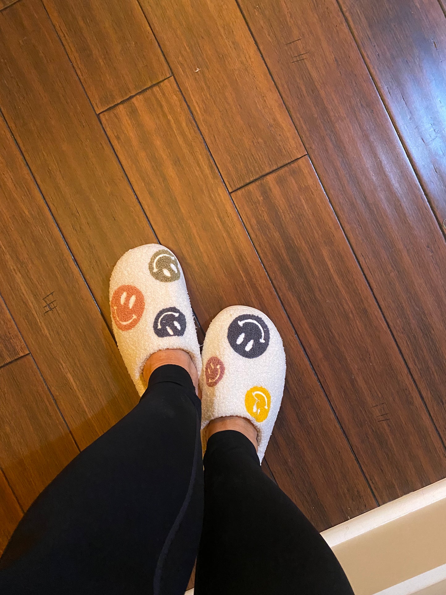 COLORFUL SMILEY SLIPPERS