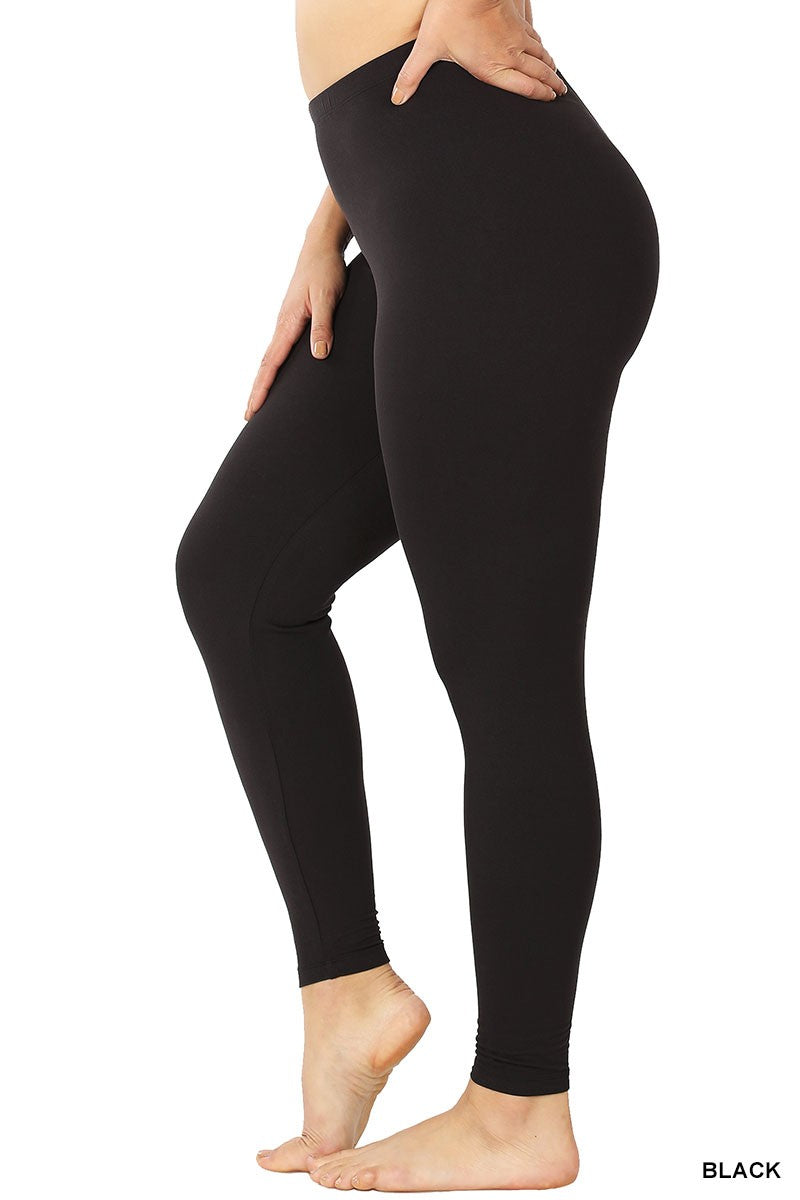 CURVY BRUSHED MICROFIBER LEGGING **CUSTOMER FAVORITE**