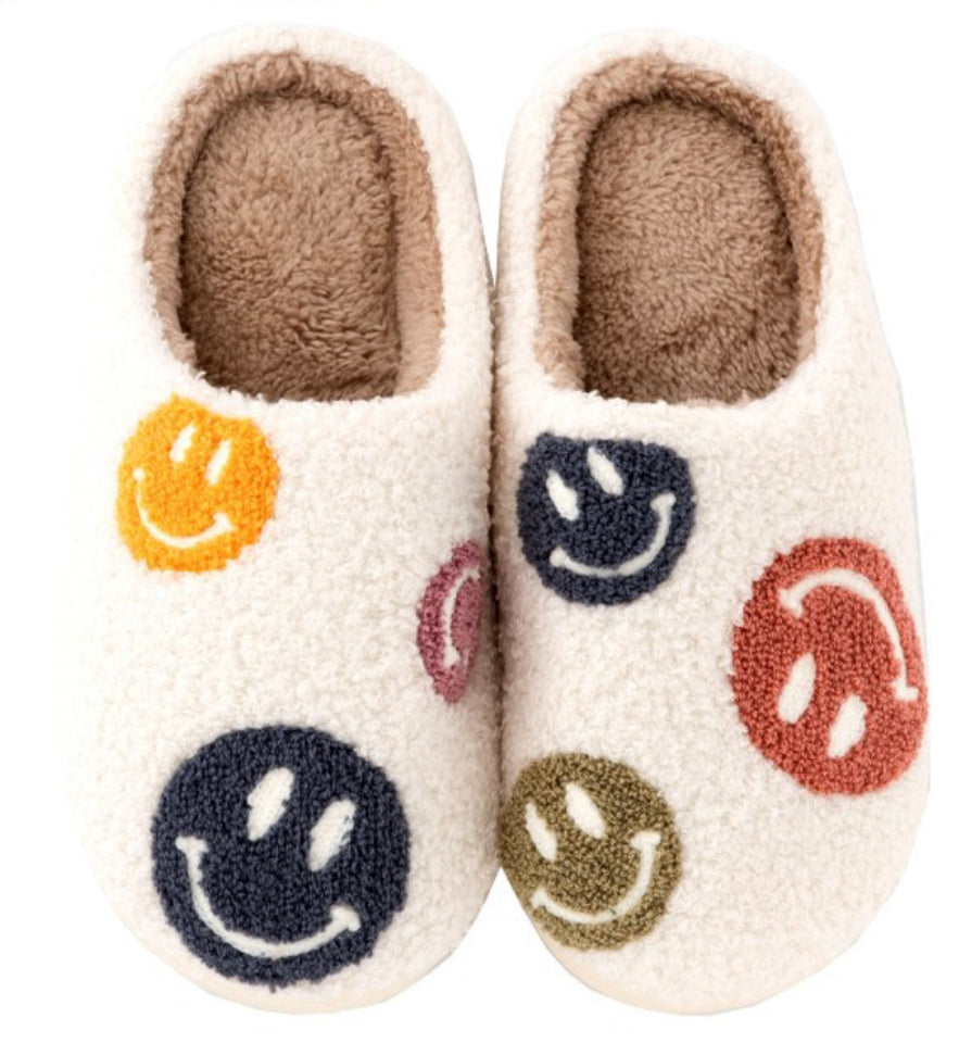 COLORFUL SMILEY SLIPPERS