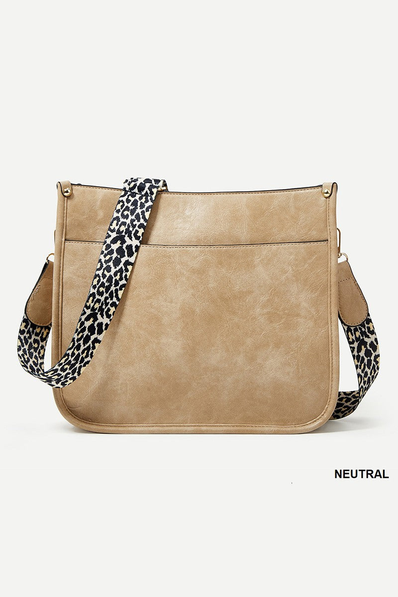 VEGAN LEATHER SHOULDER BAG