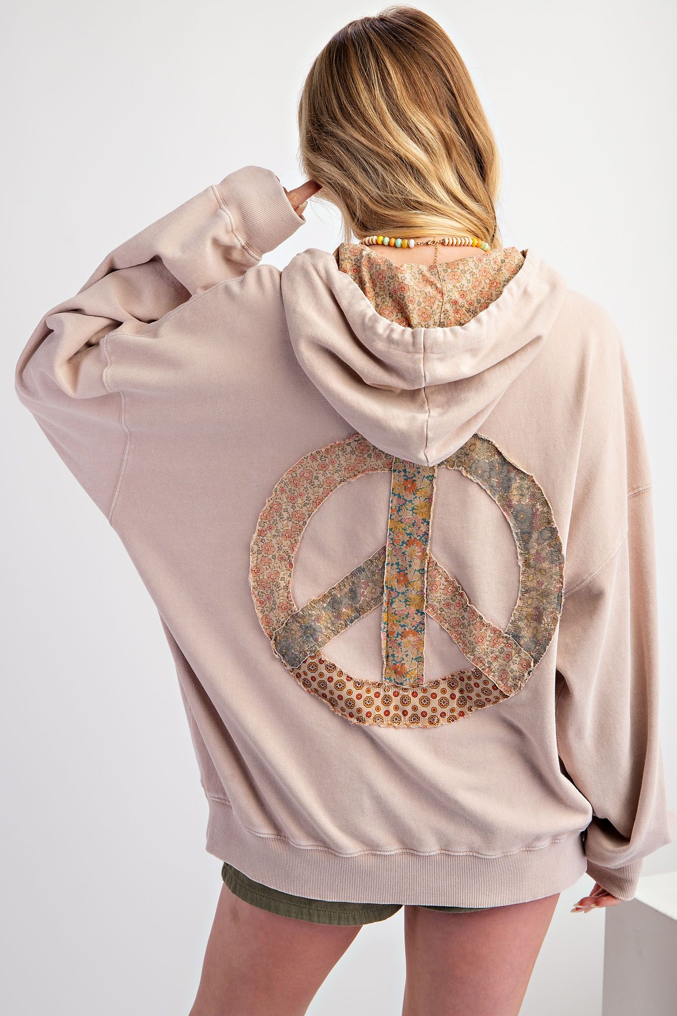 PEACE PATCH HOODIE