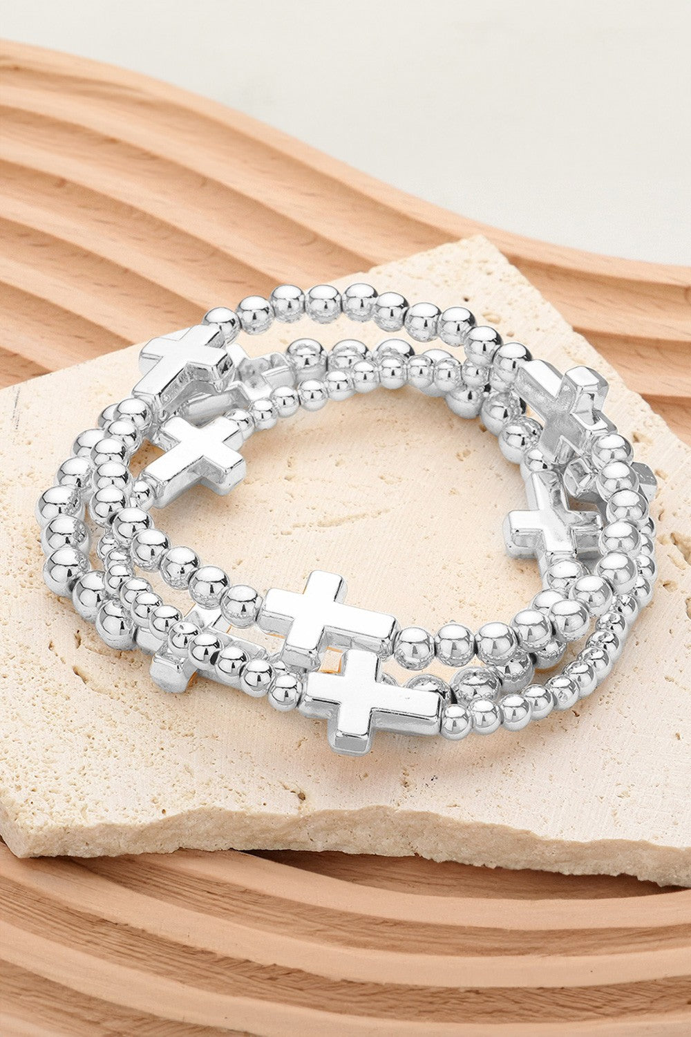 CROSS 3 PIECE BRACELET SET