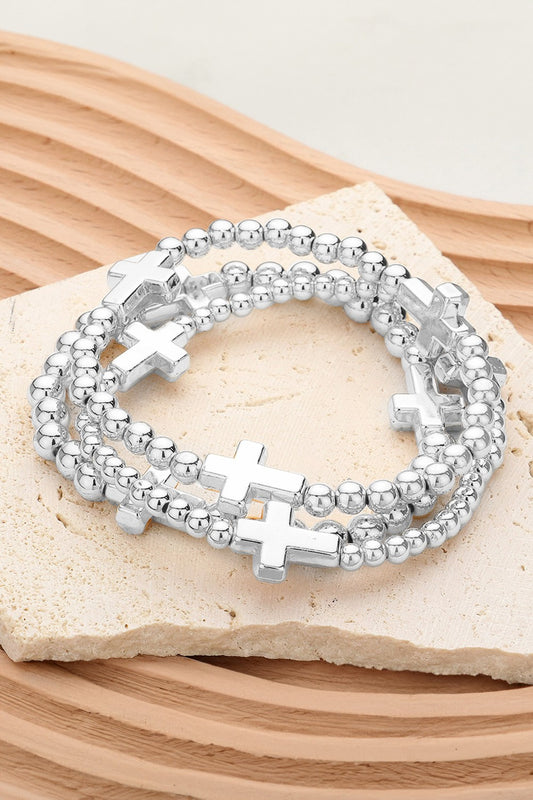 CROSS 3 PIECE BRACELET SET