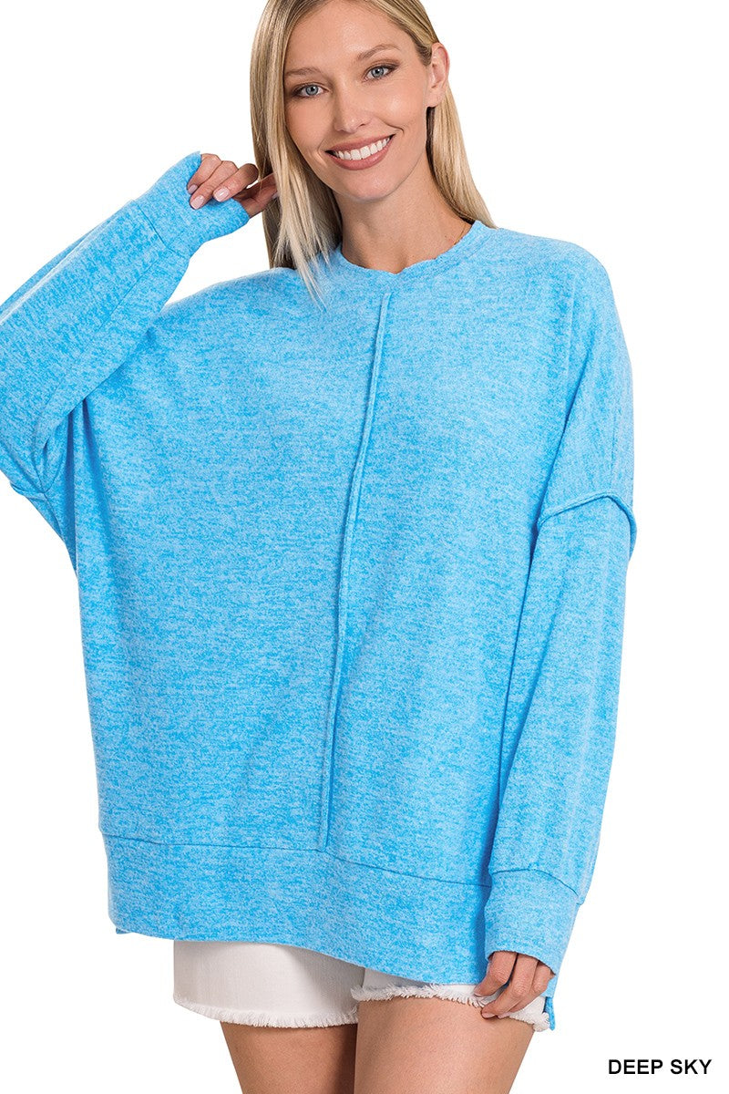 Melange Oversized Sweater